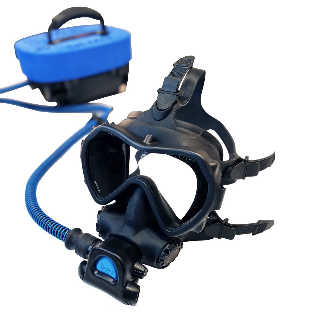 toezicht houden op kompas Luchten OTS Spectrum Full Face Mask | Buy OTS Full Face Dive Mask - BLU3