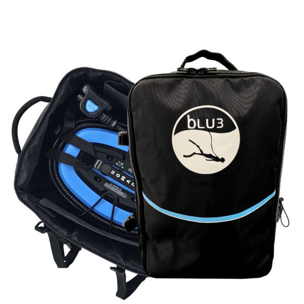 Nomad Mini Dive System packed inside the BLU3 Backpack