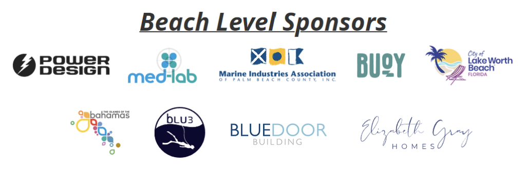 beach level sponsors crossing for cystic fibrosis