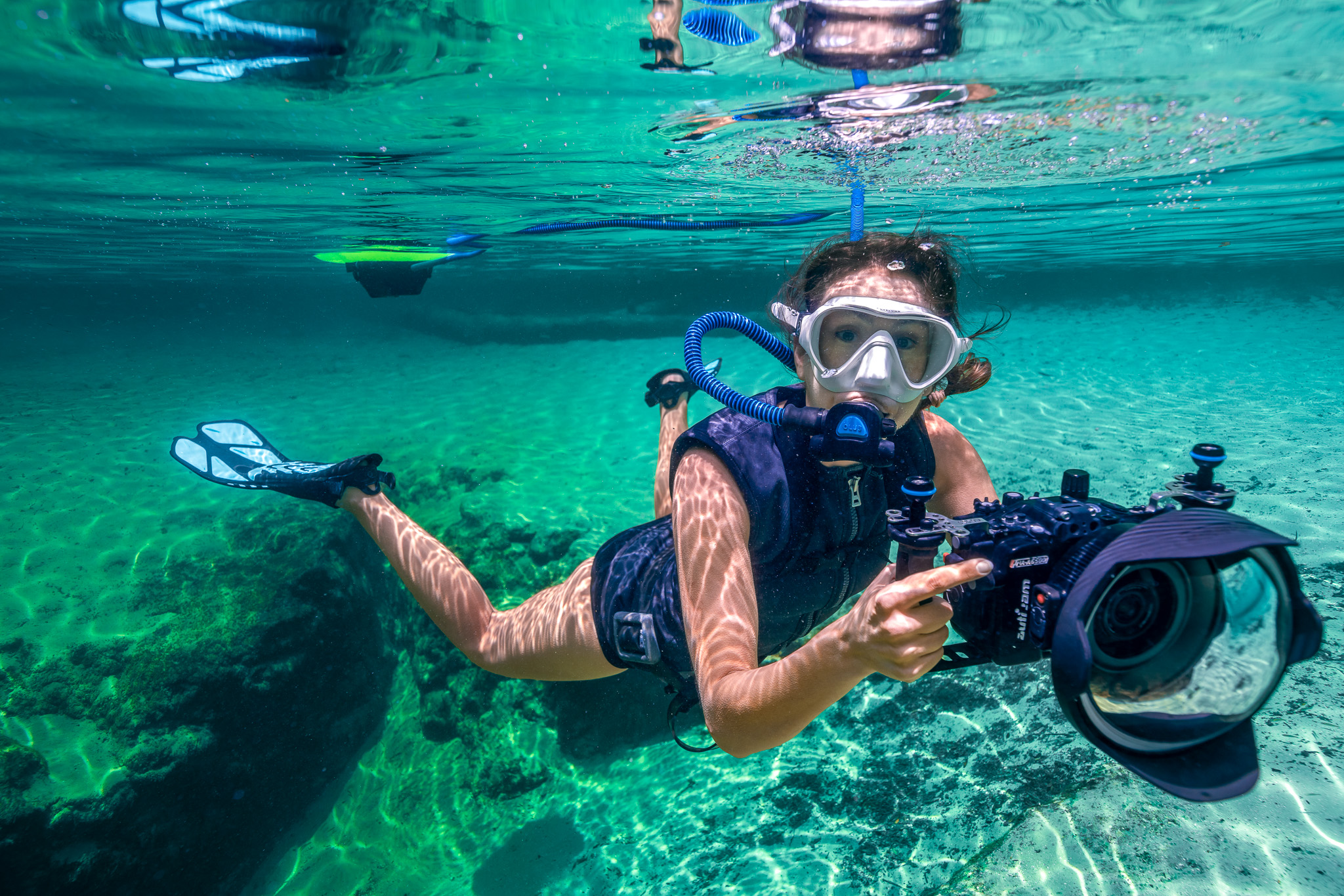 Capturing Underwater Magic: Springs Documentary and BLU3 Dive Systems – Water Bear Photography