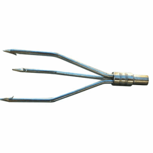 Neritic 3-prong lionfish paralyzer tip for pole spears, fits 6mm male threading.