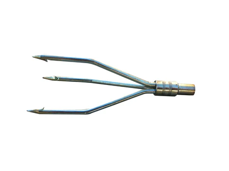 Neritic 3-prong lionfish paralyzer tip for pole spears, fits 6mm male threading.