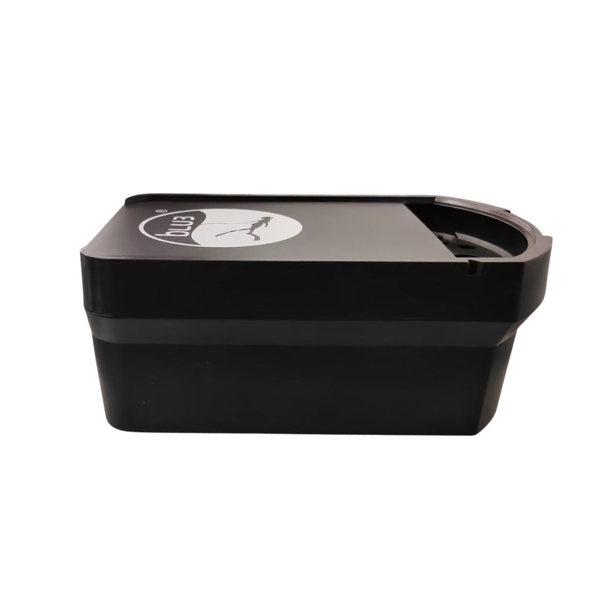 BLU3 Nomad 3X Battery shown separately, featuring black housing with BLU3 logo for extended dive runtime.